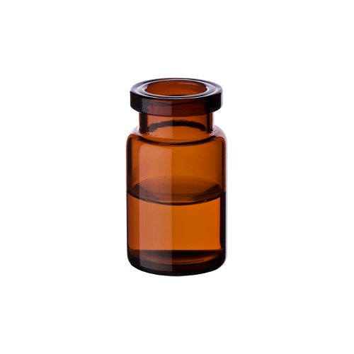  [유리초자] 6 ml 엠버 크림프 바이알 (평바닥) 6 ml Amber Crimp Vial (Flat Base)