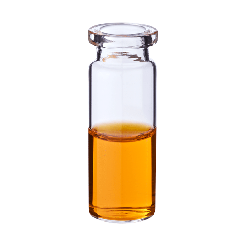  [유리초자] 10 ml 투명 크림프 바이알 (평바닥) 10 ml Clear Crimp Vial (Flat Base)