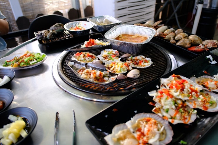 을왕리 근처 불티나조개구이 본점의 영종도 조개구이는 싱싱함이 독보적인 맛집이었다