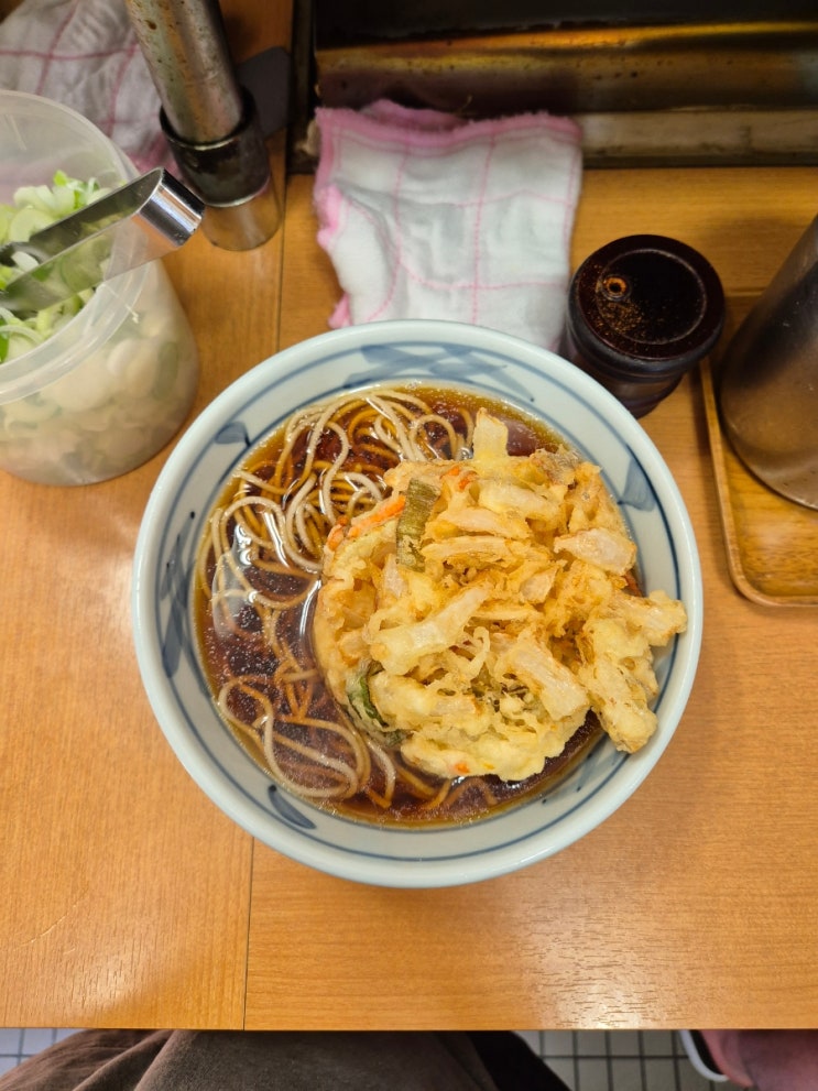  [도쿄 시부야]카가소바우동(소바로 시작하는 아침/미라클모닝소바)