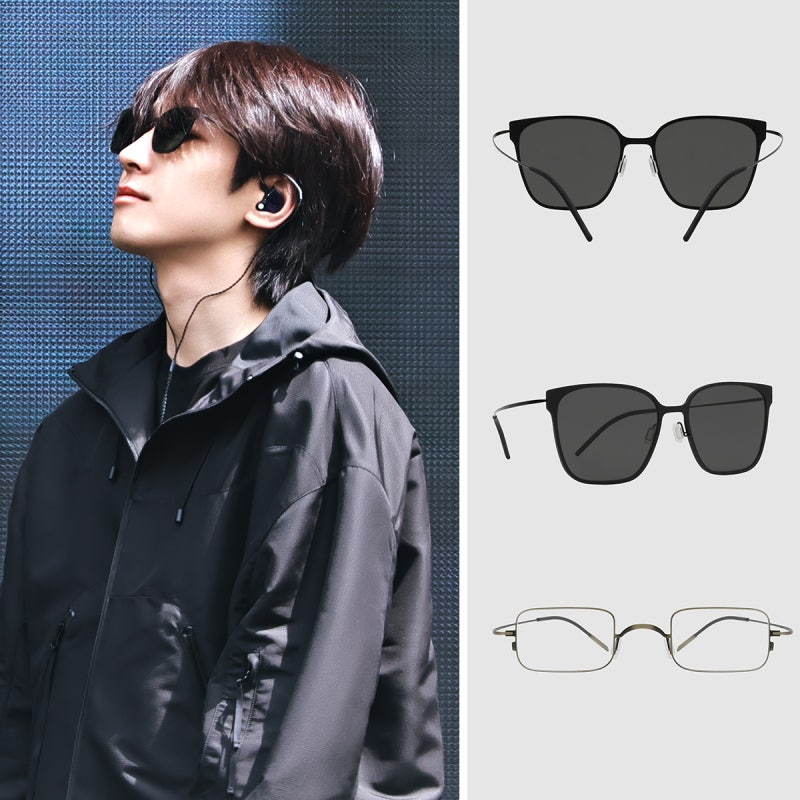 SEVENTEEN 圓佑的太陽眼鏡完全是我的菜！Dino的眼鏡也都是Sleek Steel！