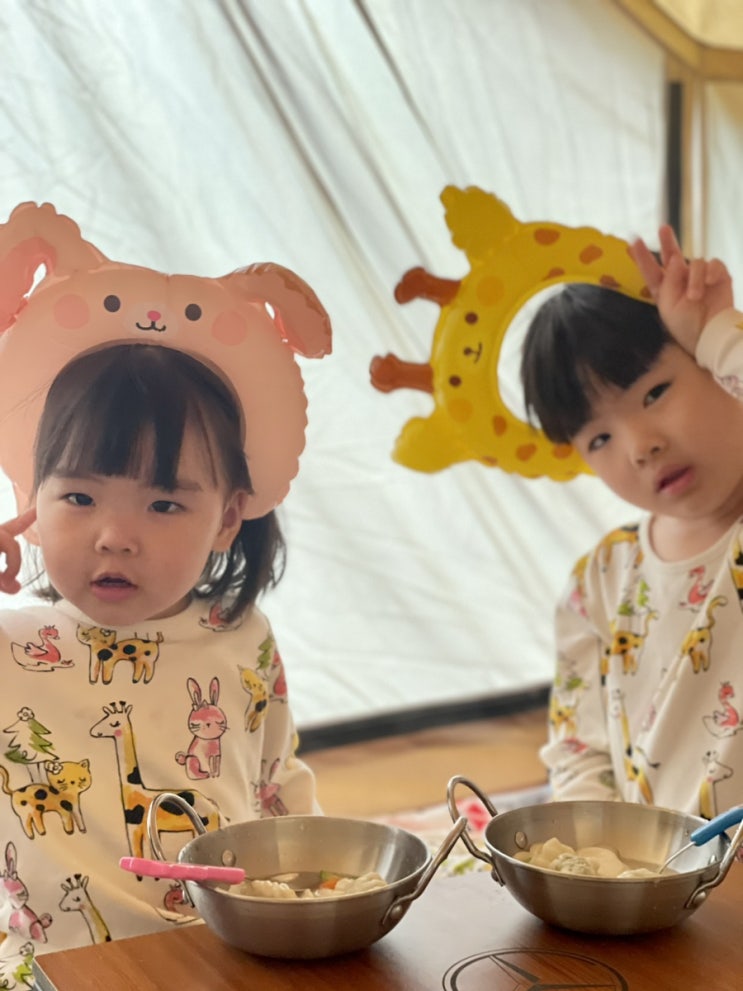  우진우주네 캠핑일기 ➑ : 오랜만에 캠핑! 하루종일 ️ 우중캠핑 @ 대부도 해솔길캠핑장 & 피자플리즈