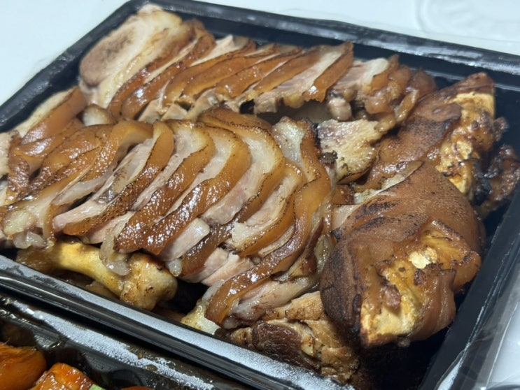  천안 성성동 족발 맛집 숯불에구운족발 배달 후기