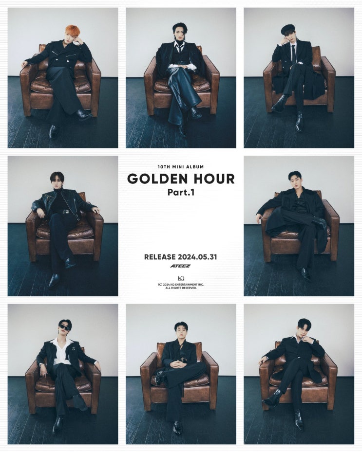 <b>에이티즈</b> 5월31일 미니10집 골든<b>아워</b> 컴백