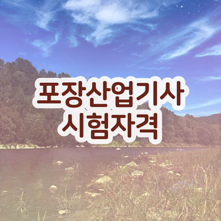  포장산업기사 필기 준비 포장산업기사 시험응시자격 인강으로 4달 안에 성공한 비법