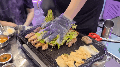  구월동 미나리삼겹살이 맛있는 고기집, 모래내시장 맛집 '육정'