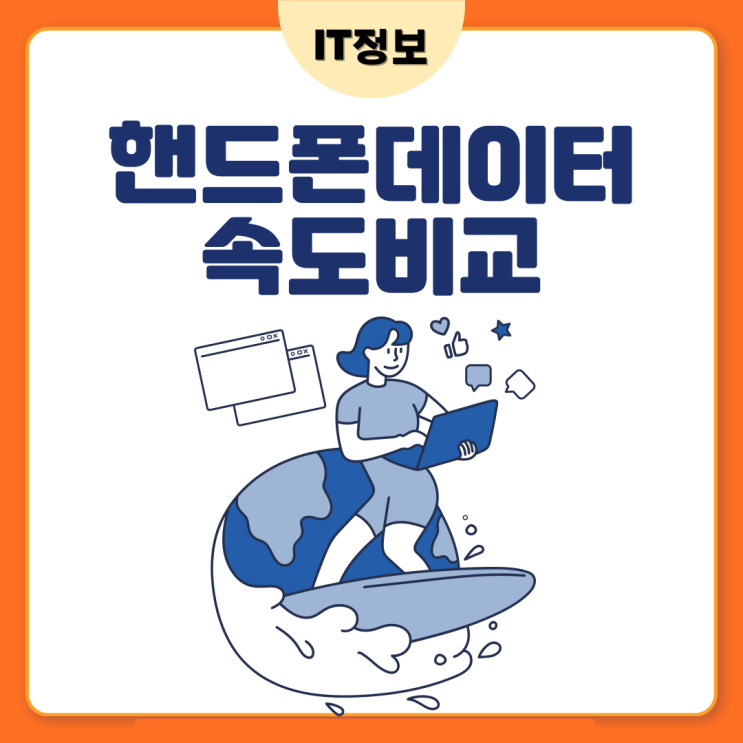  핸드폰데이터속도 차이비교 1mbps, 3mbps, 5mbps, 4G, 5G