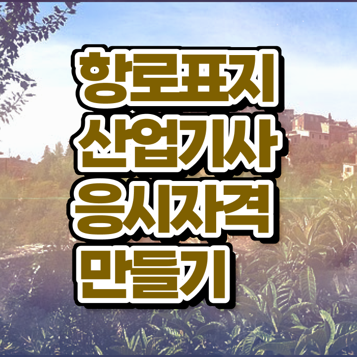  항로표지산업기사 자격요건 온라인으로 15주 동안 준비한 방법