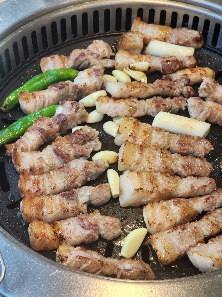  김해 삼겹살 맛집 맛찬들 왕소금구이 장유점