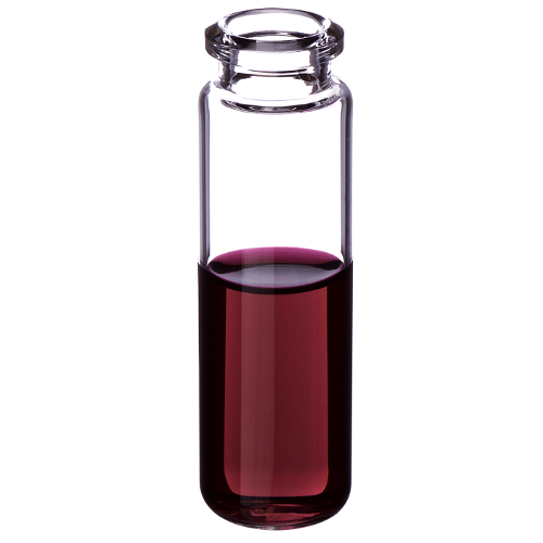  [유리초자] 20 ml 투명 크림프 바이알 (둥근 바닥) 20 ml Clear Crimp Vial (Rounded Base)