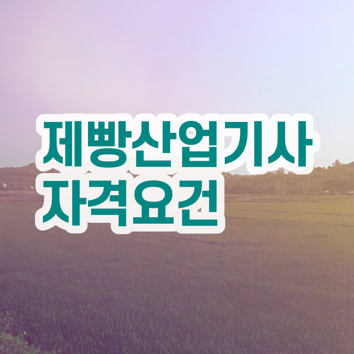  제빵산업기사 시험자격 인강만 듣고 단기간에 성공한 전략
