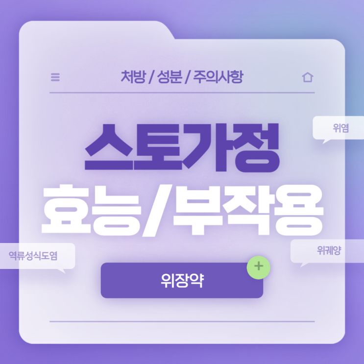  위장약 : 스토가정 10mg 효능 및 부작용 【#위궤양 #십이지장궤양 #급성위염 #만성위염 #역류성식도염】