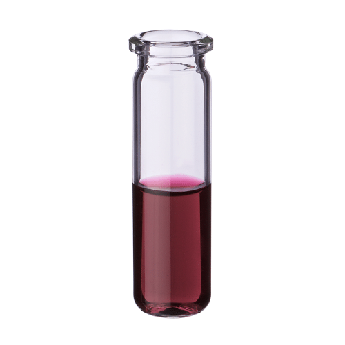  [유리초자] 12 ml 투명 크림프 바이알 (둥근 바닥) 12 ml Clear Crimp Vial (Rounded Base)