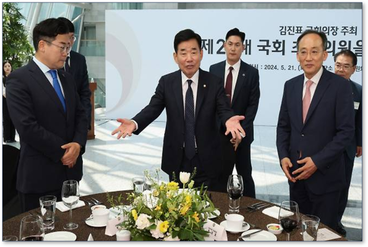 김진표 '<b>채상병 특검법</b>' 여야 합의 안되면 28일 재표결