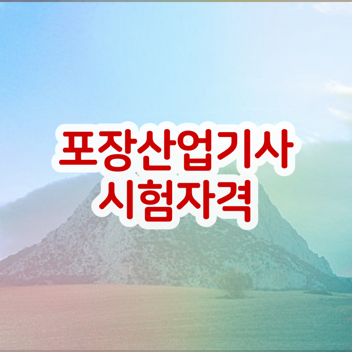  포장산업기사 시험응시자격 온라인으로 간편하게 끝낸 후기