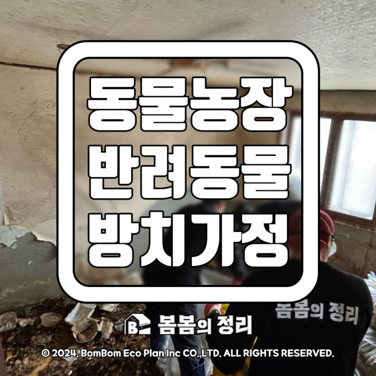  SBS TV 동물농장 1171회 반려동물 방치가정 출연업체