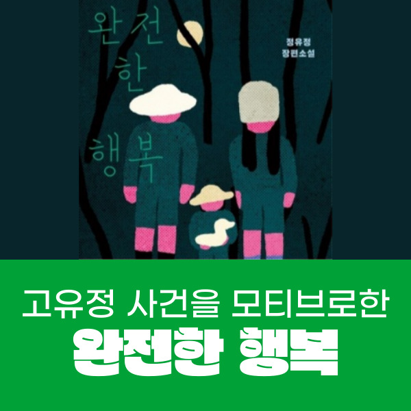 고유정 사건 모티브로 한 소설 정유경 완전한 행복 MBC 그녀가 죽였다