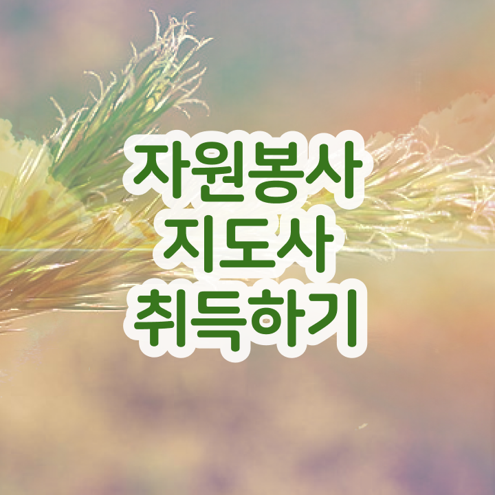  자원봉사지도사 , 자원봉사지도사 자격증 합격한 팁 최신정보 공유