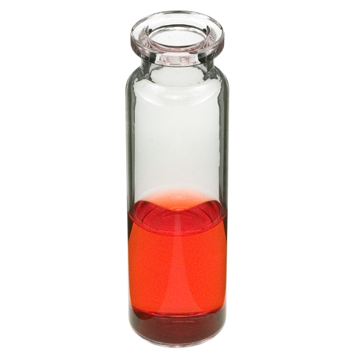  [유리초자] 20 ml 투명 크림프 바이알 (평바닥) 20 ml Clear Crimp Vial (Flat Base)