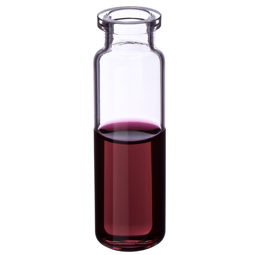  [유리초자] 20 ml 투명 크림프 바이알 (둥근 바닥) 20 ml Clear Crimp Vial (Rounded Base)