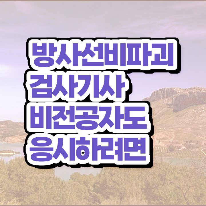  방사선비파괴검사기사 필기 후기 방사선비파괴검사기사 응시조건 인강으로 5달만에 준비한 방법