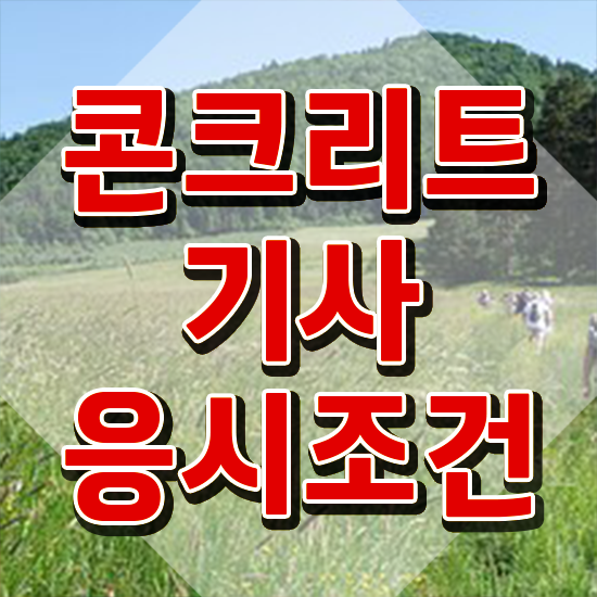  콘크리트기사 필기 시험시간 콘크리트기사 시험응시조건 온라인 과정으로 빠르게 끝낸 후기