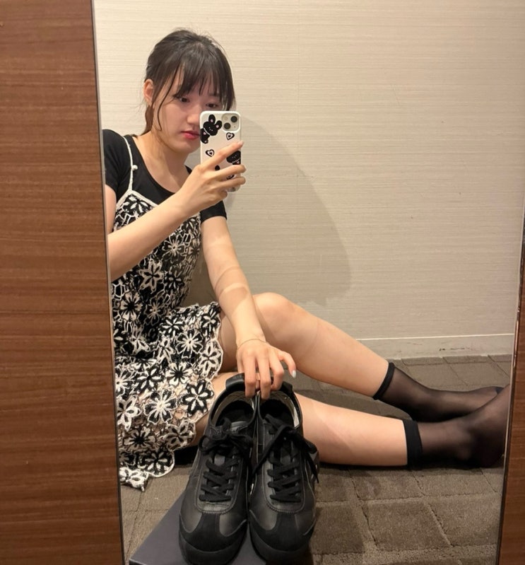  후쿠오카 오니츠카 멕시코66 올블랙 245구매(+캐널시티 텍스프리 가격,착화감)