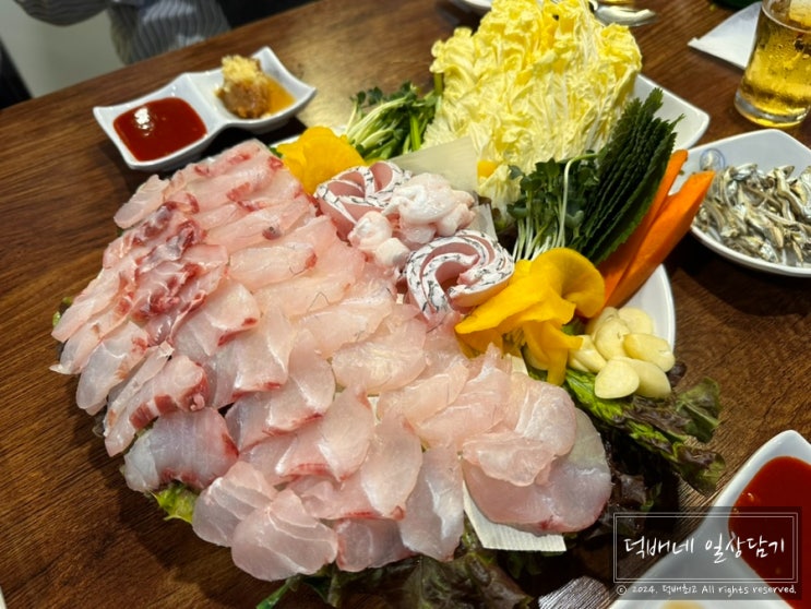  사당역 삼합맛집 남도술상에서 민어회와 간재미탕