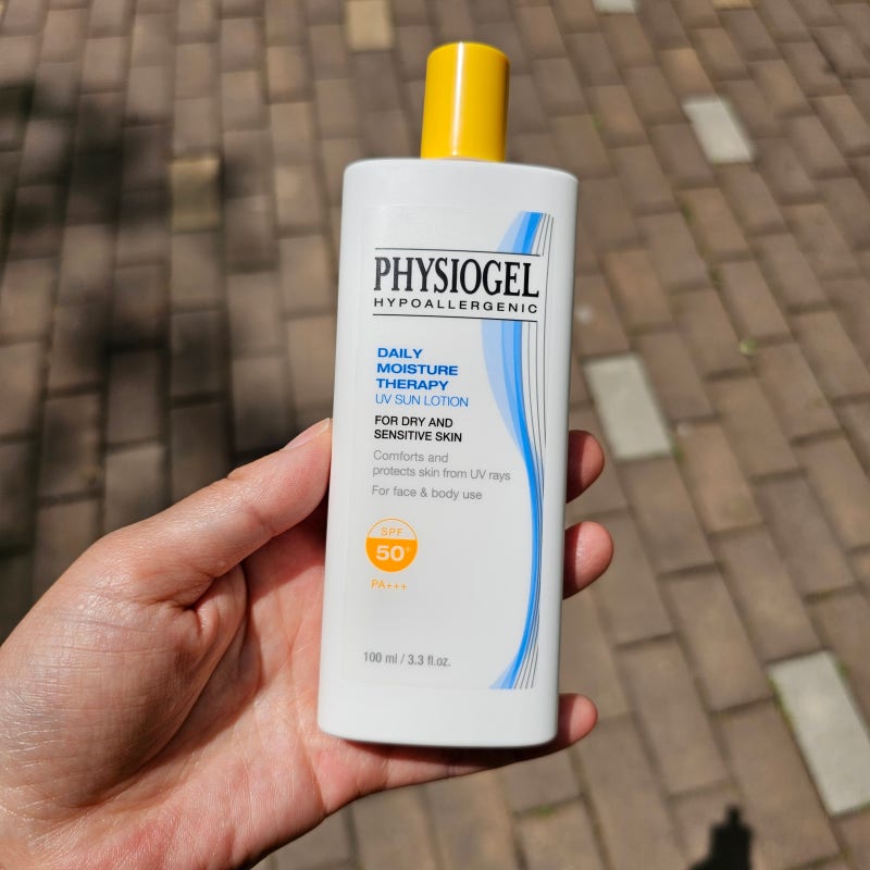피지오겔 데일리 모이스처 테라피 UV 썬로션 100ml(건성, SPF50+) 어린이 초등학생 선로션 선크림....