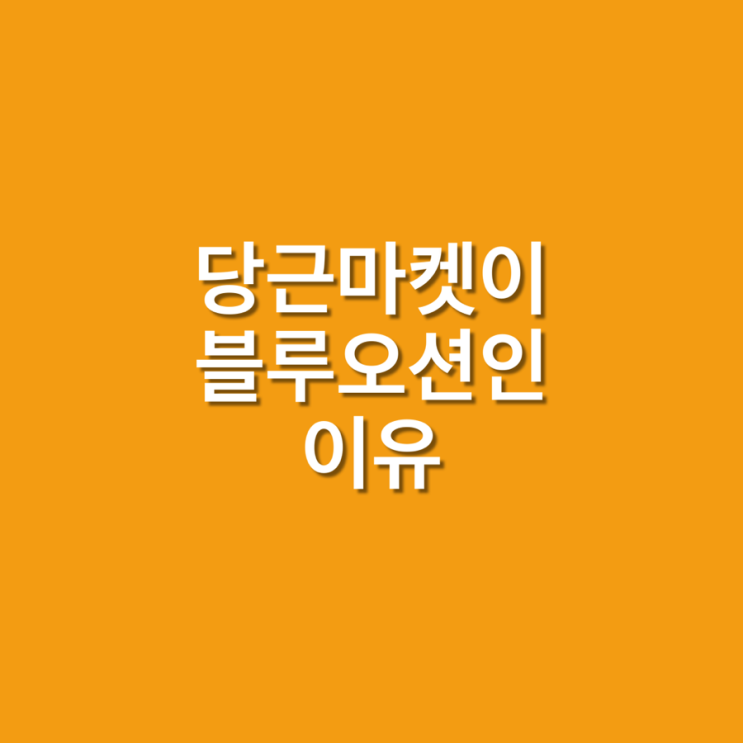  "혹시.. 당근이세요?" 향후 당근마켓이 블루오션인 이유