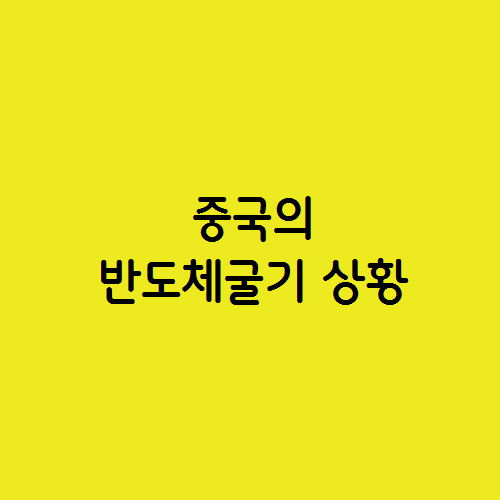  삼성전자와 관련된 중국 메모리 반도체 굴기 상황