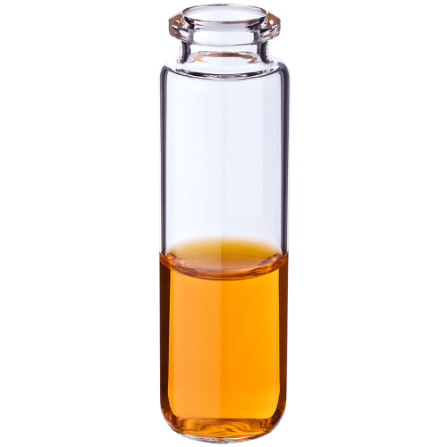  [유리초자] 20 ml 투명 크림프 바이알 (둥근 바닥) 20 ml Clear Crimp Vial (Rounded Base)