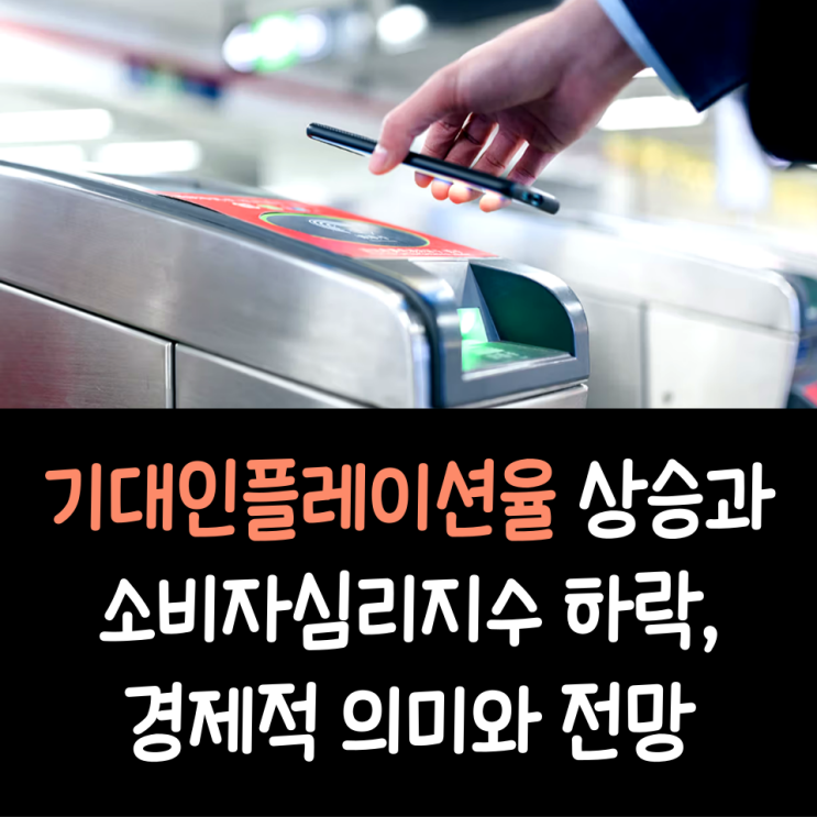 기대인플레이션율 상승과 소비자심리지수 하락, 경제적 의미와 전망