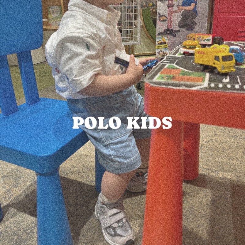 장유 아울렛에서 구매한 폴로 키즈 반팔 셔츠로 아들 패션 코디 #ootd