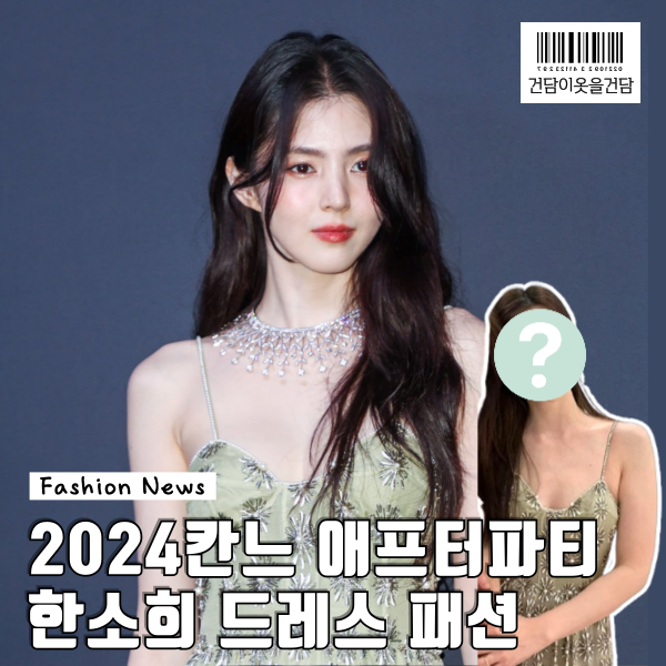  2024 칸느영화제 애프터파티 한소희 드레스, 이 사람도 입었었던 시상식드레스였네