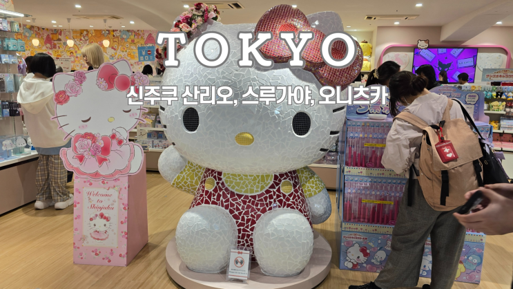  도쿄 여행, 신주쿠 산리오, 스루가야, 오니츠카 할인