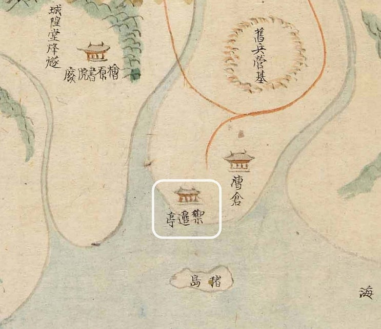  창원부 어변정은 여기가 아닐까?