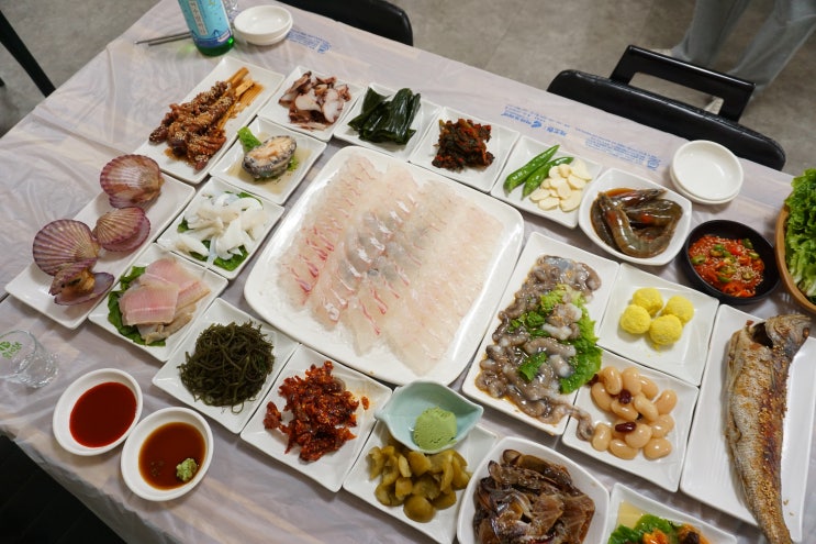  여수 돌산대교맛집 몸보신하고 온 용궁횟집