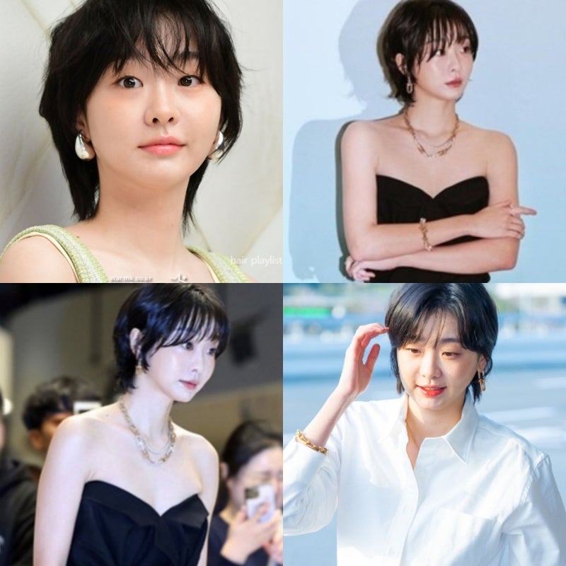 김다미 숏컷으로 보는 얼굴형의 중요성 단발 허쉬컷 숏컷 허쉬컷