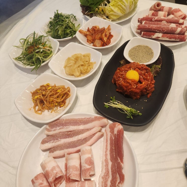  [인천 도화동 맛집] 가성비 좋은 대패 삼겹살, 육회까지 맛볼 수 있는 최대패 인천송림점(주차장 보유)