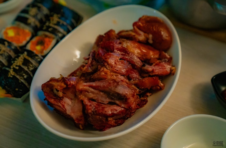  산적TV 밥굽남 굽남이 바베큐통다리 캠핑 술안주 밀키트 추천