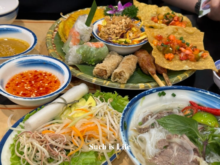  베트남 다낭 한시장 맛집 근처 쌀국수  플래터 코바 Cô Ba 내돈내산 솔직후기