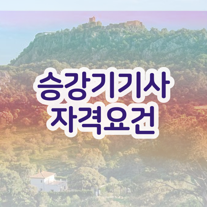  승강기기사 실기 승강기기사 시험자격 인강으로 15주만에 완료한 비법
