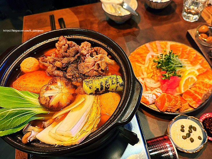  연산동 이자카야 '키리츠' 소고기오뎅나베 연어사시미 찐 맛집