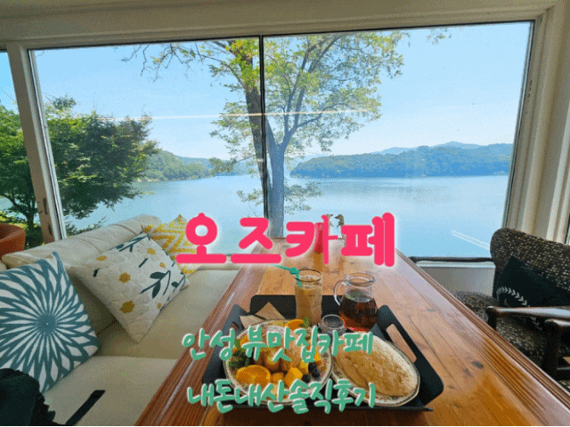  오즈카페 안성뷰맛집 내돈내산솔직후기