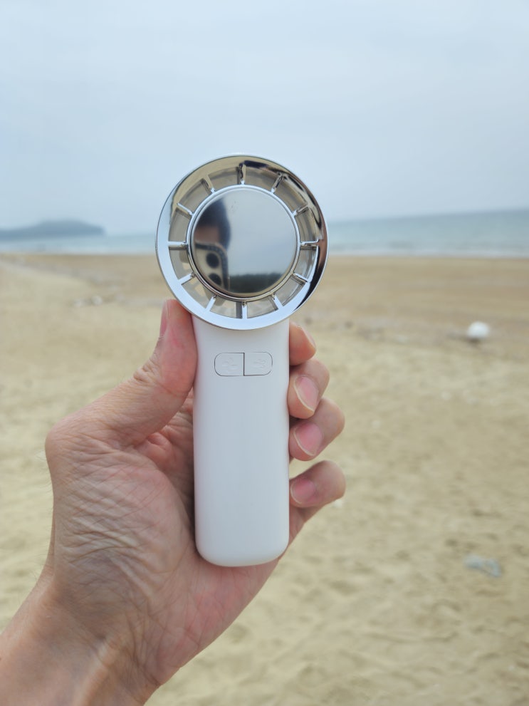  휴대용 미니선풍기 바다에서 무더위 극복한 후기