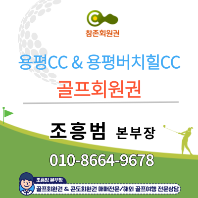  #용평CC골프회원권 #용평버치힐CC골프회원권 안내
