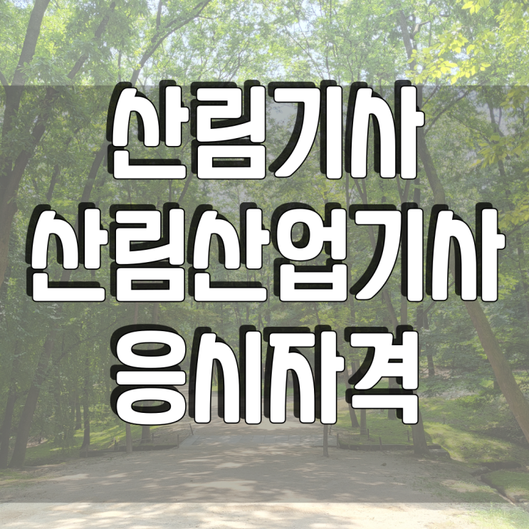 산림기사 산림산업기사 자격증 응시자격 전망 관련학과 알아보기 산림기사 산림산업기사 자격증 응시자격 전망 관련학과 알아보기