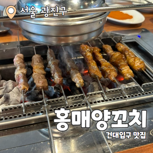  건대홍매양꼬치 : 유린기가 기본으로 나오는 건대양꼬치골목맛집 내돈내산 후기