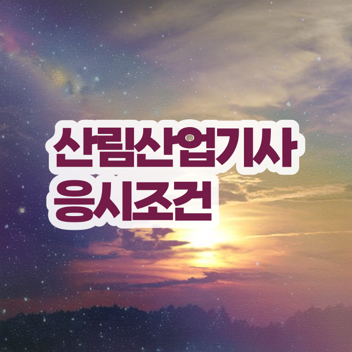  산림산업기사 필기 산림산업기사 시험응시자격 학점은행제로 간단하게 성공한 후기